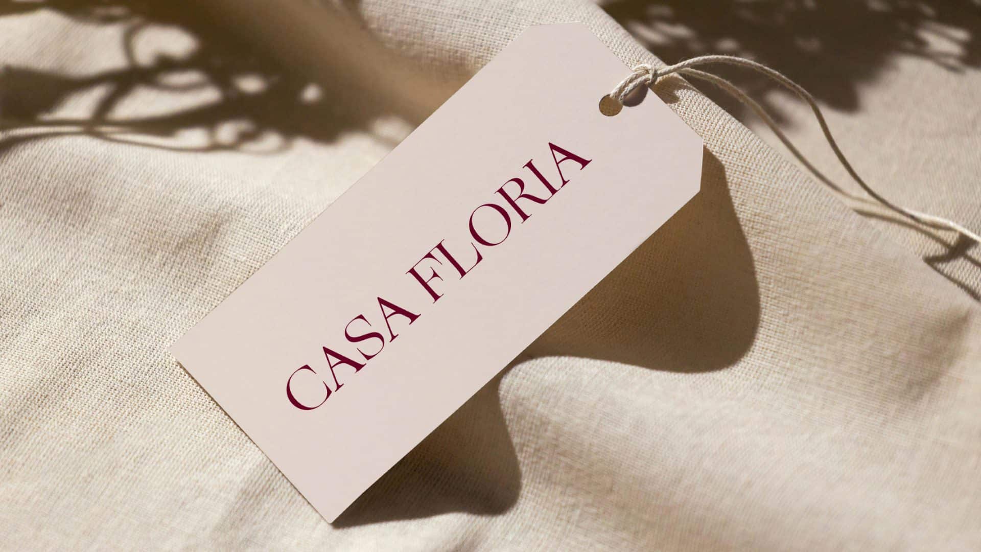 Projet Casa Floria – identité visuelle fleuriste contemporaine
