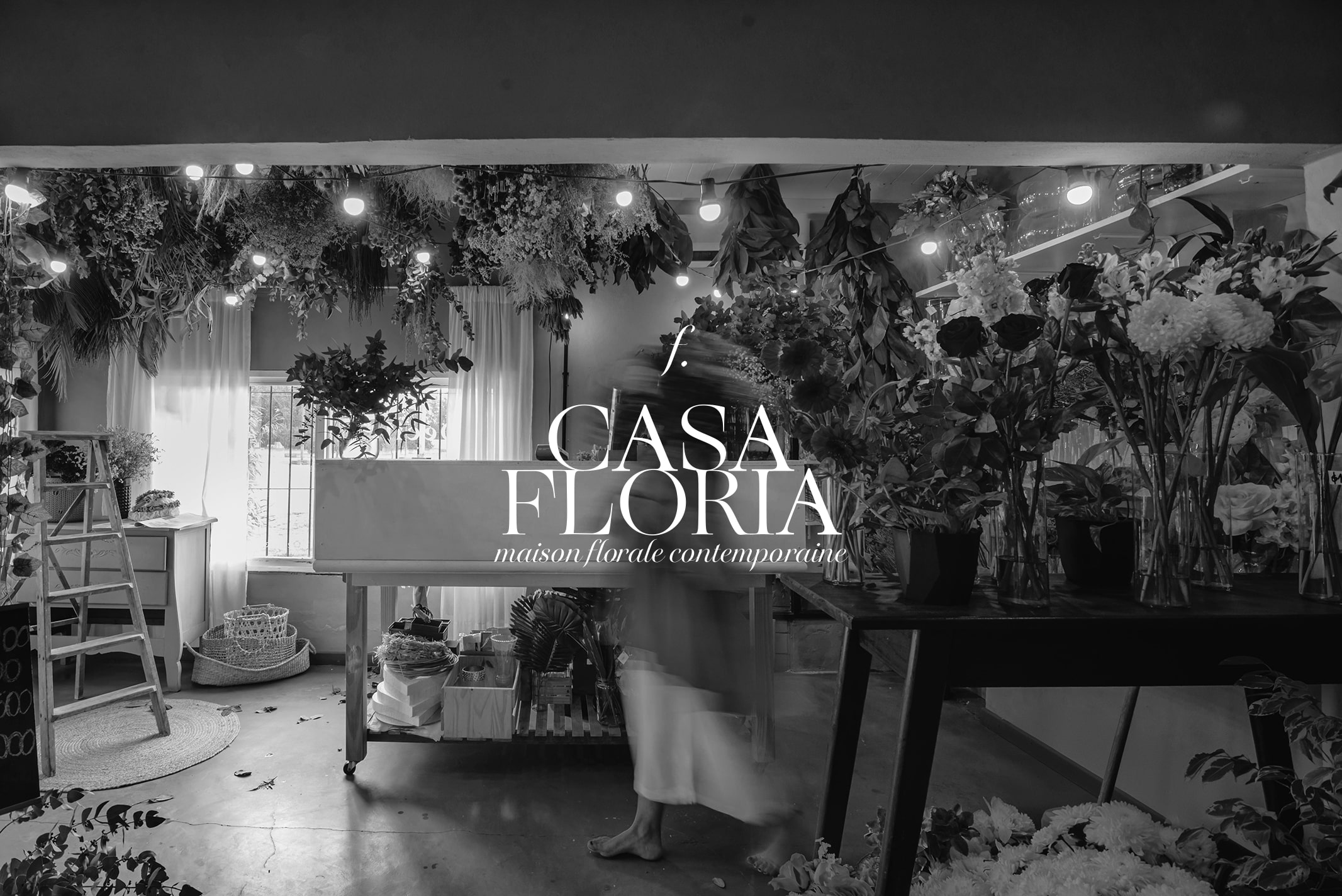 Projet Casa Floria – identité visuelle fleuriste contemporaine