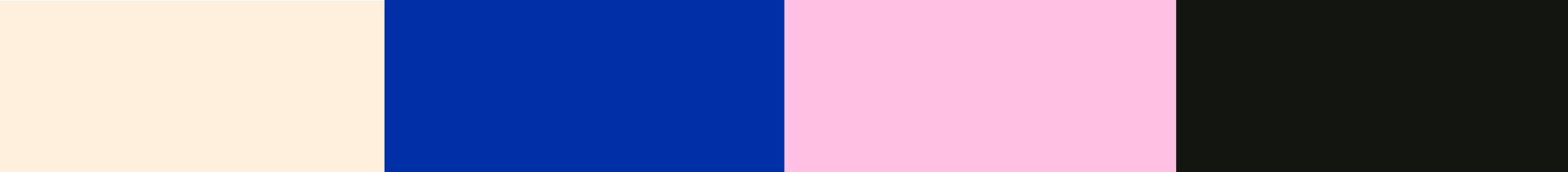 Ortzi – Identité visuelle pour céramiste créée par le studio Rhoedaé, rose sur fond bleu, style brut et contemporain.