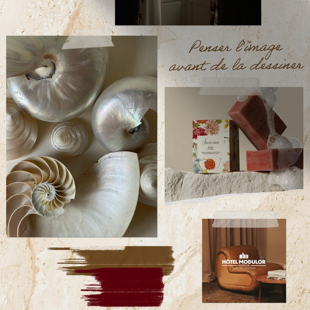 Moodboard Studio de Graphisme Rhoedaé Pays Basque